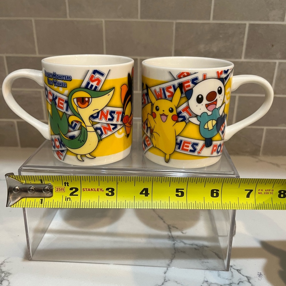 Pokémon Mug 2 Nintendo pocket monsters best wishers produce by kanesho Japan